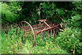 Redundant hay-rake west of Barry Hill