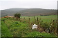 Milestone along the B9009 by Lettoch Brae.