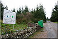 Lane to the Glenlivet holiday homes.