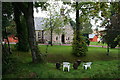 The old Church of Scotland kirk at Auchbreck.