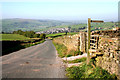 SE0148 : Jackson's Lane, with view over Low Bradley, Yorkshire by Dr Neil Clifton