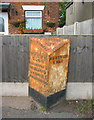 Milepost on Crewe Road, east of Nantwich