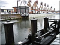 Control sluices on the river Colne - Halstead