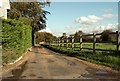 Lane that leads to Hoo Hall, Rivenhall, Essex