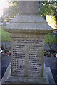 War Memorial, East Face