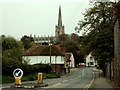 Saffron Walden from the B.184