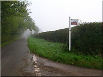 SP2822 : Merriscourt Sign by William Bartlett