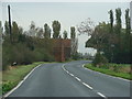 Farm Buildings on either side of the A645, near Little Heck