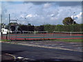 Tennis courts near Saltford Hall