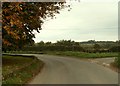 Road junction next to Hundon Grange Farm