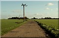 Farm track to Wakeshall Farm, just south of Ovington, Essex