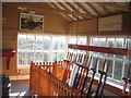 Interior of Hartington Signal Box