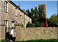 Church Row cottages and church, St Nicholas