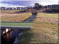 The Alton Burn crossing the Nairn Golf Course