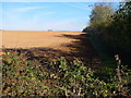 Ploughed field north of Lee Mill