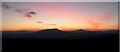 Sunset over Ysgyryd Fawr and the Sugar Loaf