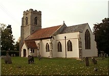 TL9948 : St. Mary's church, Nedging, Suffolk by Robert Edwards