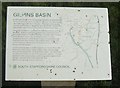 Sign at Gilpins Basin, Landywood