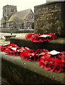 St Cross Church from the War Memorial Appleton Thorn