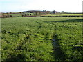 View south-eastwards from Roads House