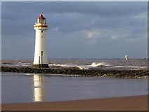 SJ3094 : Perch Rock Lighthouse, New Brighton by Peter Craine