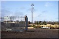 Pet crematorium and mobile phone mast.