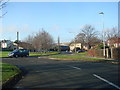 Looking from Redthorn Way, down Sandybridge Lane, towards Felixkirk