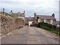 Stromness road laid with local flagstones