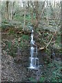 Waterfall in disused quarry