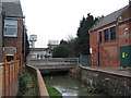 Scalford Brook flowing south beneath Mill Street