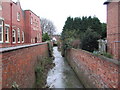 Scalford Brook flowing south towards Thorpe End