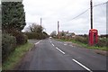 Phonebox by the junction with Churn Lane