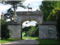 Entrance to deer park, Charborough Park