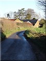 Cranborne Road past Stapleton Farm