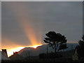 Winter solstice  dawn over Llanrug