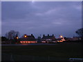 The lower end of Lon Groes at dusk