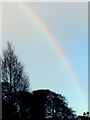 Rainbow over Bailey Hill in Mold