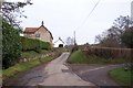 Country lane and cottages