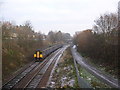 SE3056 : Sustrans 67 and Railway by DS Pugh