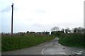 Junction near Castlezens Farm