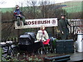 Station platform tableau, Rosebush