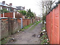 SD9405 : Rear of  Hollinhall Street Oldham by Paul Anderson