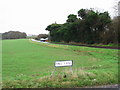 Looking NE from the end of Mill Lane