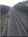 Danesmoor - Pit Lane Bridge Southbound View