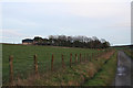 Broadgreens Farm on the hilltop.