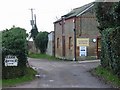 Lower Goldstone, butchers shop and farm entrance.