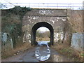 SU1383 : railway bridge on National cycle route 45 by David Collins