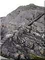 V7226 : Stairs down to small Quay on Dunlough Bay by Dr Brian Lynch