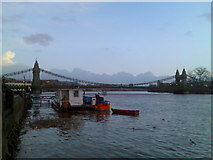 TQ2378 : Hammersmith Bridge by albert wilkie