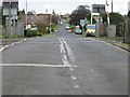 View of Foads Hill from the railway crossing.